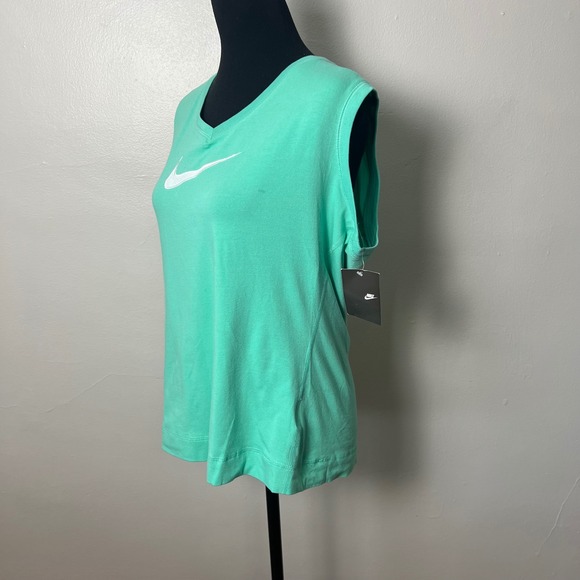 Nike Active Tank Top Sleeveless V-Neck Athletic Training XL - Picture 2 of 9
